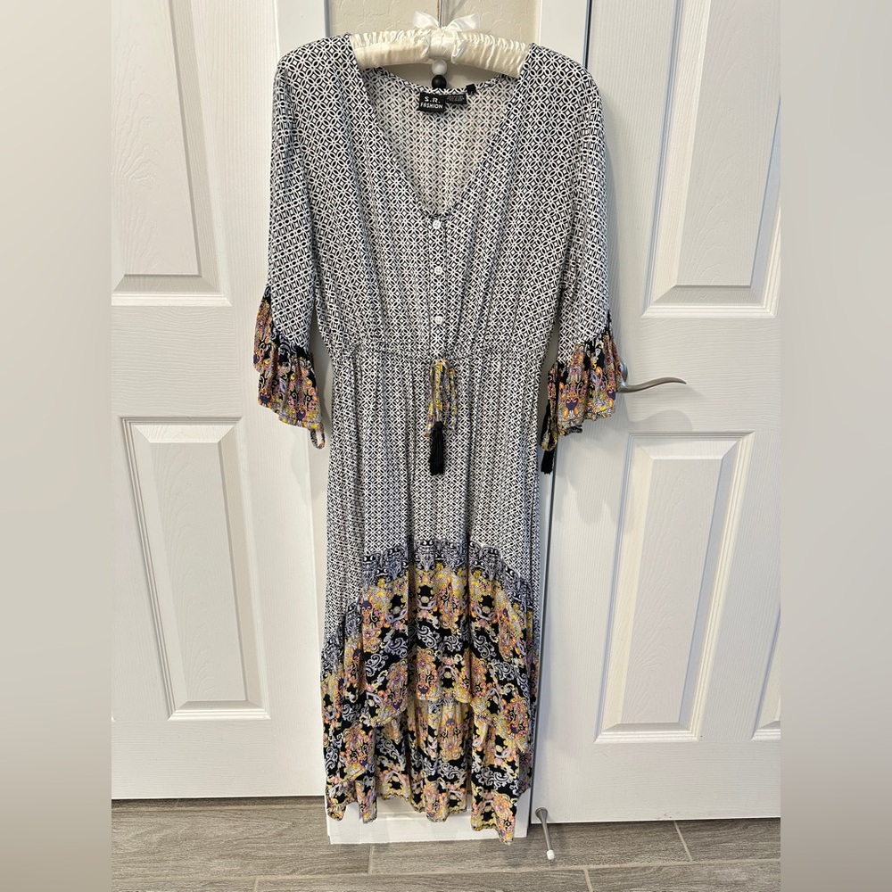 Floral Patterned Maxi Dress